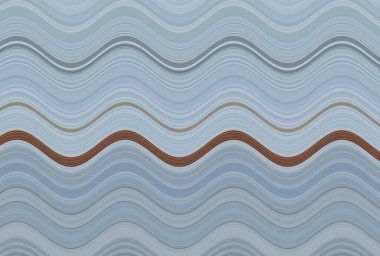 Farklı kalınlıklarda çizgiler oluşturulmuş renkli dalgalı arkaplan