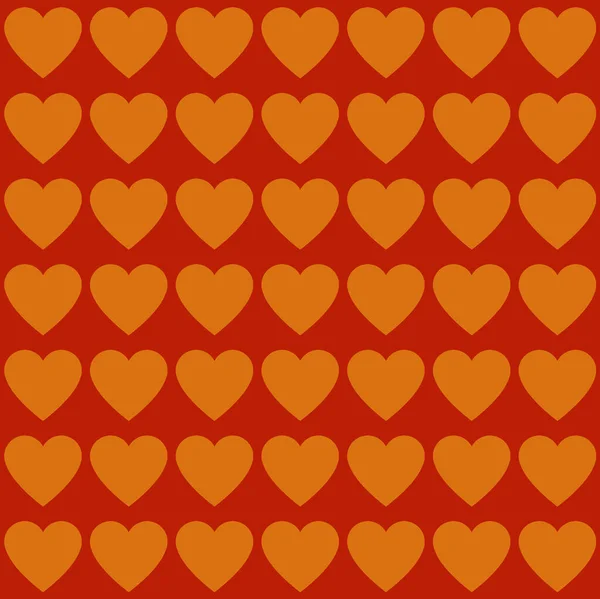 Colorful Seamless Pattern Hearts Valentines Day Illustration — Stock Photo, Image