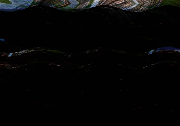 Барвистий Хвилястий Фон Створений Лініями Різної Товщини Ілюстрація — стокове фото