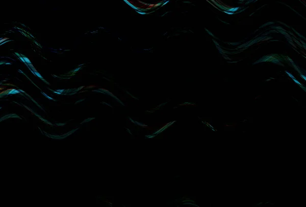 Красочный Волнистый Фон Созданный Линиями Разной Толщины Иллюстрация — стоковое фото
