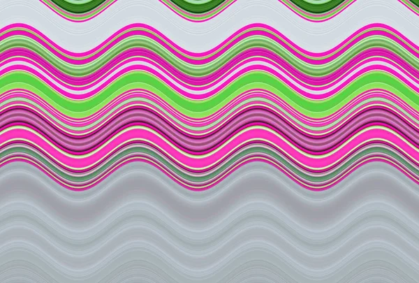 Farklı kalınlıklarda çizgiler oluşturulmuş renkli dalgalı arkaplan