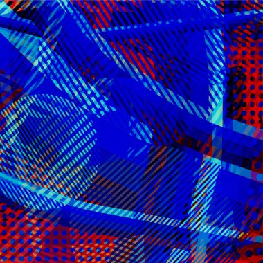 Soyut renkli disko arkaplanı çizgiler, noktalar ve renk lekeleriyle oluşturuldu.