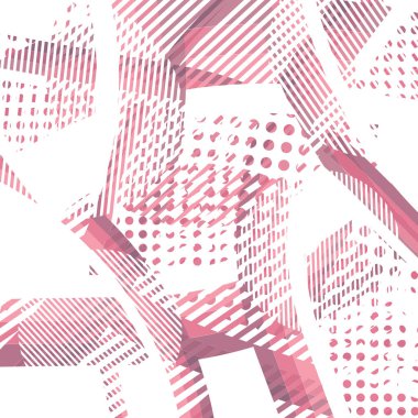 Soyut renkli disko arkaplanı çizgiler, noktalar ve renk lekeleriyle oluşturuldu.