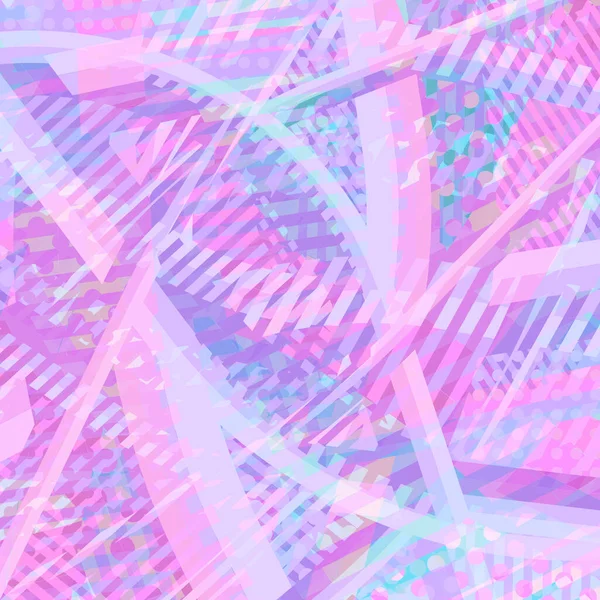 Soyut renkli disko arkaplanı çizgiler, noktalar ve renk lekeleriyle oluşturuldu.