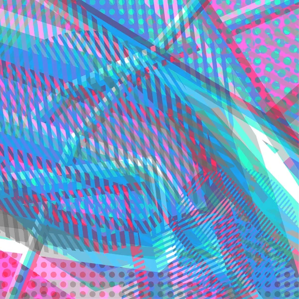 Abstrakcyjne Kolorowe Tło Disco Stworzone Paskami Kropkami Wzorami Kolorów — Wektor stockowy