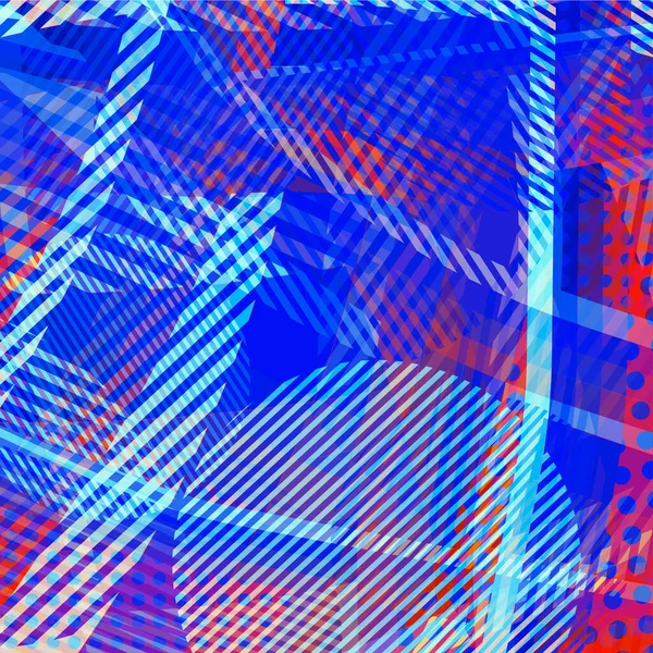 Soyut renkli disko arkaplanı çizgiler, noktalar ve renk lekeleriyle oluşturuldu.