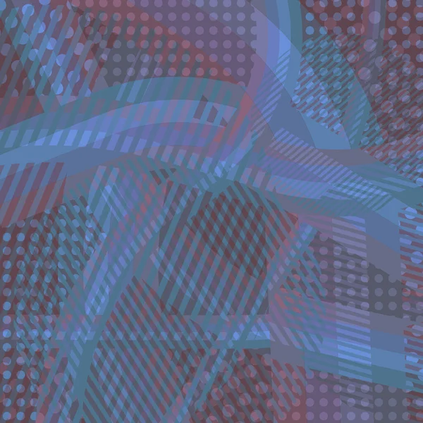 概要ストライプ ドット 色のパターンで作成されたカラフルなディスコの背景 — ストックベクタ