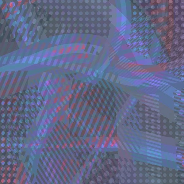 Abstrakter Bunter Disco Hintergrund Mit Streifen Punkten Und Farbmustern — Stockvektor