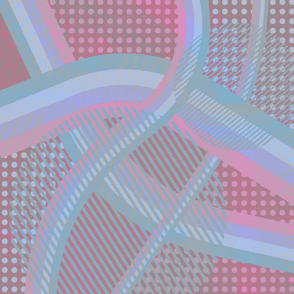概要ストライプ ドット 色のパターンで作成されたカラフルなディスコの背景 — ストックベクタ