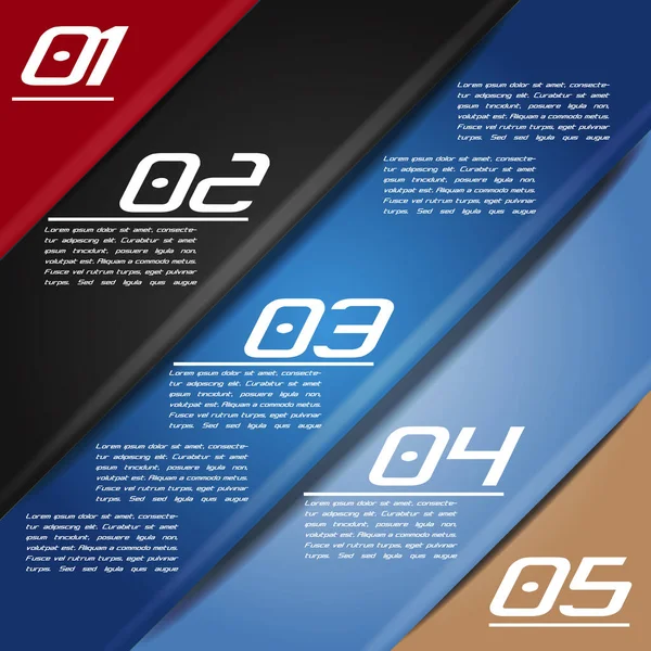 Farklı tonlarda çizgileri olan renkli bilgi grafikleri. Vektör