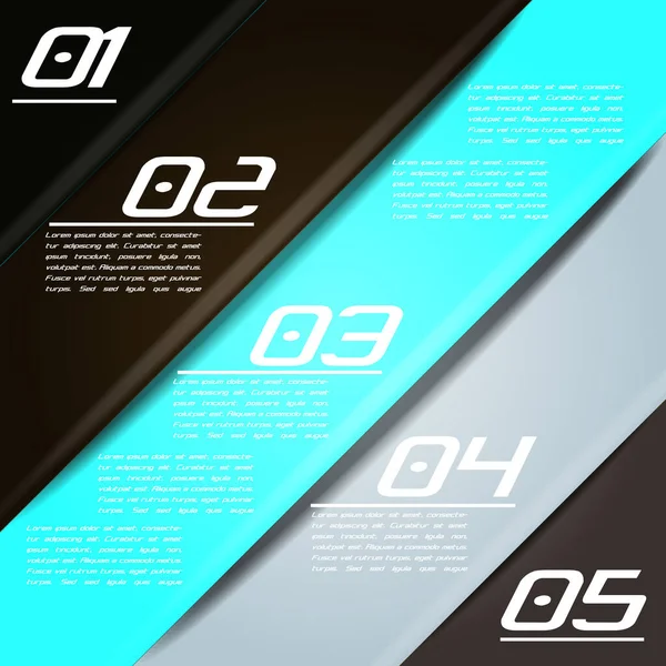 Farklı tonlarda çizgileri olan renkli bilgi grafikleri. Vektör