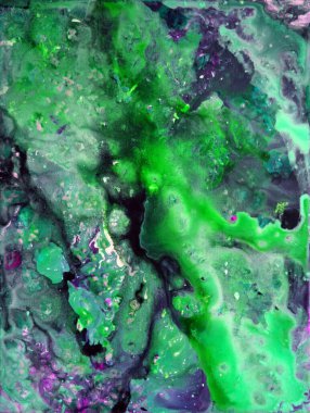 El çizimi soyut suluboya resim 