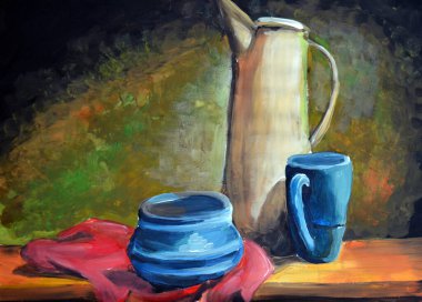 Mutfaktaki çömlekçilik hayatı