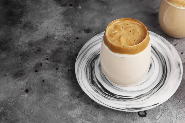 Populaire Drank Koreaanse Dargon Koffie Gemaakt Van Instant Koffie Suiker — Stockfoto