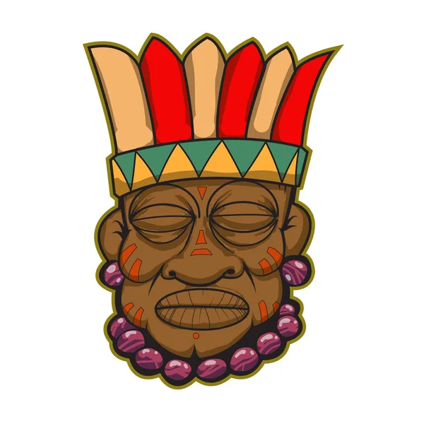 The Montezuma - Indian Chief — Stock Vector