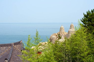 Busan 'daki Budist tapınağı.