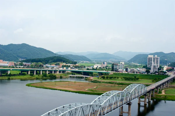 Twierdza Gongju Gongsanseong w Korei Południowej — Zdjęcie stockowe