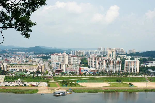 Pevnost Gongju Gongsanseong v Jižní Koreji — Stock fotografie