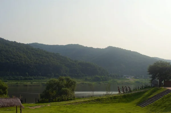Park in gongju — Stockfoto