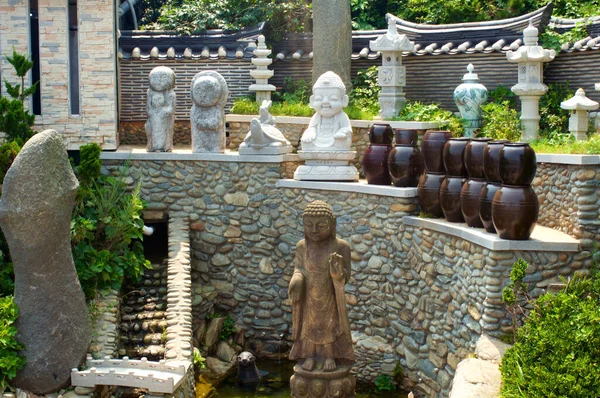 夏天釜山的佛寺 — 图库照片