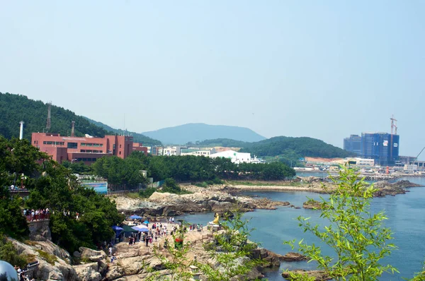 Templo budista en Busan en verano — Foto de Stock