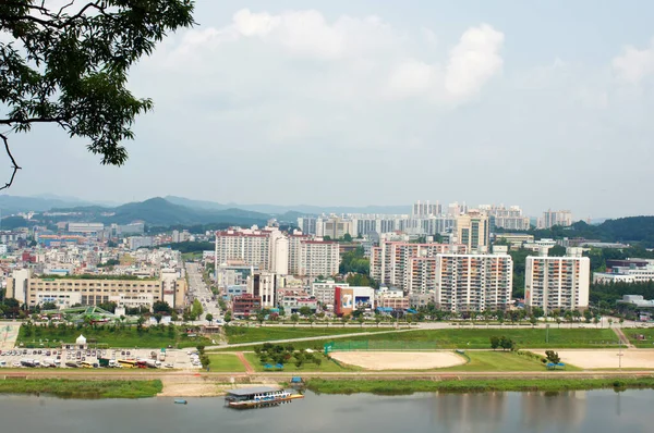 Fortaleza Gongju Gongsanseong Coreia Sul Patrimônio Mundial Unesco — Fotografia de Stock