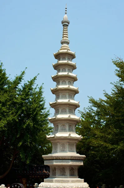夏天在韩国釜山的佛教寺庙 — 图库照片