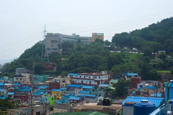 Busan Gamcheon Kultura Village Lecie Korei Południowej — Zdjęcie stockowe