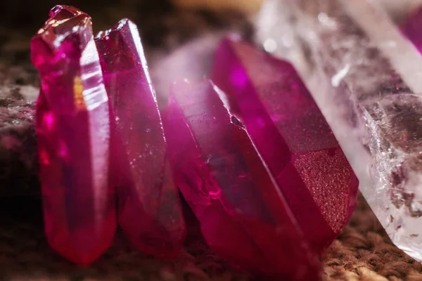 Rhinestone Lilac Quartz — Stock Photo, Image