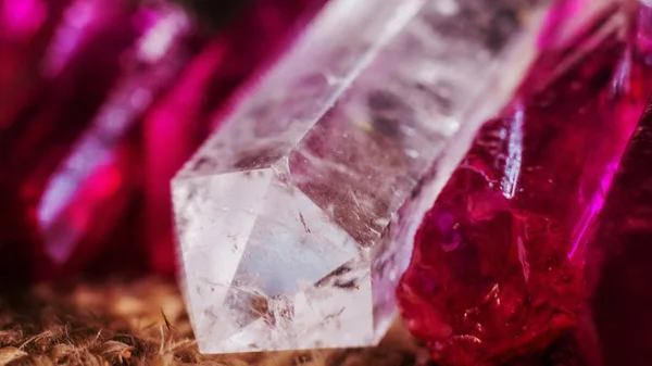 Diamante Imitación Cuarzo Lila — Foto de Stock