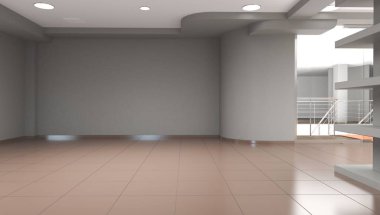 İç görselleştirmeyi kaydet, 3d illüstrasyon