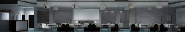 Kafe içi görselleştirme, 3D çizim çizimi 