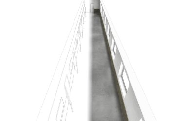 3d iç görüntü koridoru