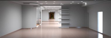 İç görselleştirmeyi kaydet, 3d illüstrasyon