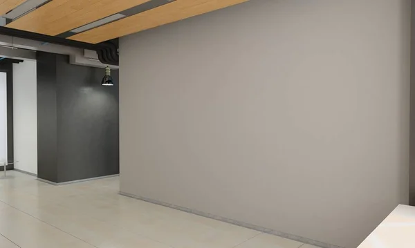 3d iç görüntü koridoru