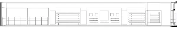 Visualisatie Van Kledingwinkel Met Meubels Illustratie — Stockfoto