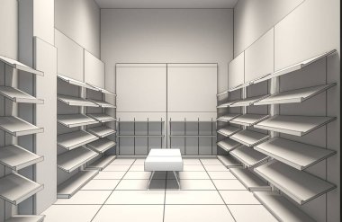 İç görselleştirmeyi kaydet, 3d illüstrasyon