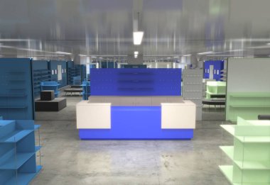 İç görselleştirmeyi kaydet, 3d illüstrasyon