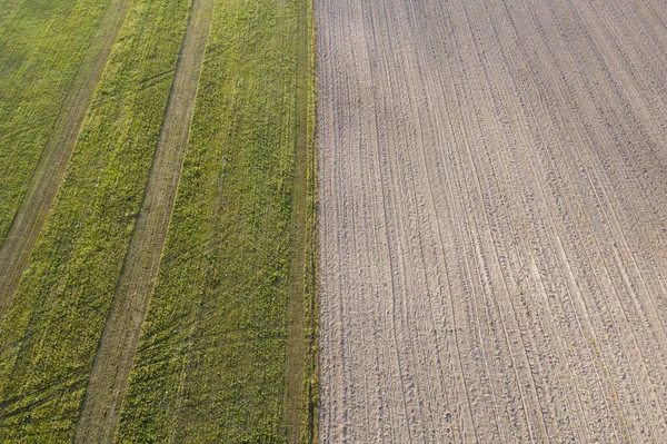 Åkermark Ovanifrån — Stockfoto