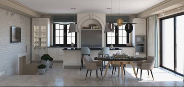 iç görselleştirme, 3 boyutlu illüstrasyon