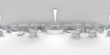 iç görselleştirme, 3d illüstrasyon, özet