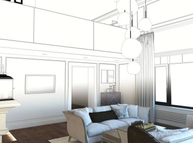 iç görselleştirme, 3 boyutlu illüstrasyon