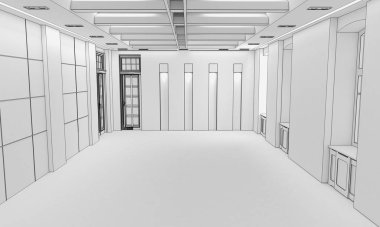 iç görselleştirme, 3 boyutlu illüstrasyon