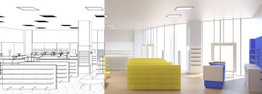 iç görselleştirme, 3 boyutlu illüstrasyon