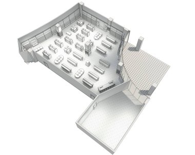 iç görselleştirme, 3 boyutlu illüstrasyon