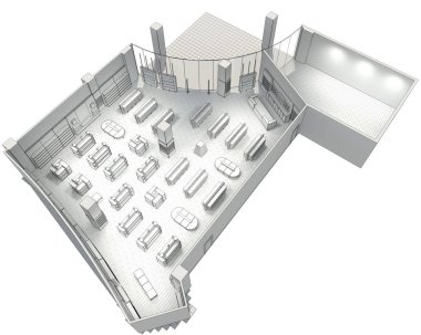 iç görselleştirme, 3 boyutlu illüstrasyon