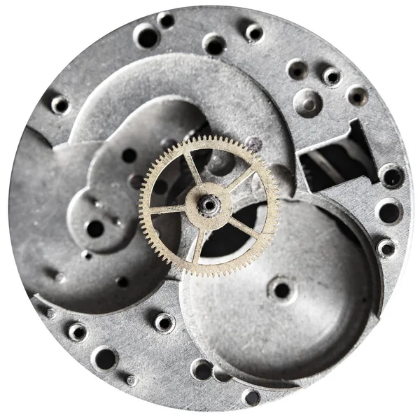 古い時計製造機械式時計高解像度と詳細 — ストック写真