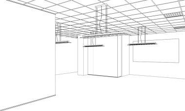 İç görselleştirme, 3 boyutlu çizim çizimi 