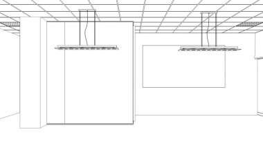 İç görselleştirme, 3 boyutlu çizim çizimi 