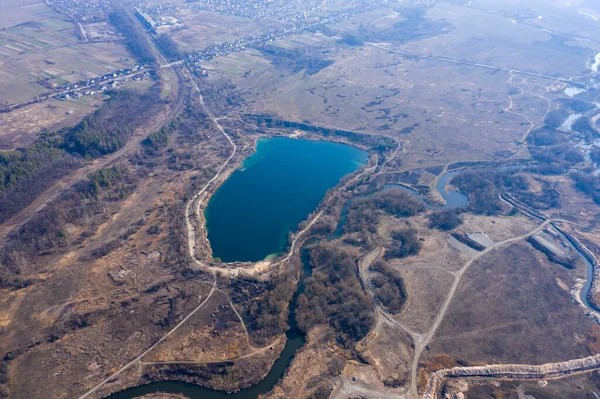 Vue Haut Sur Paysage — Photo